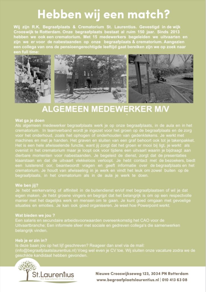 Advertentie Buitendienst